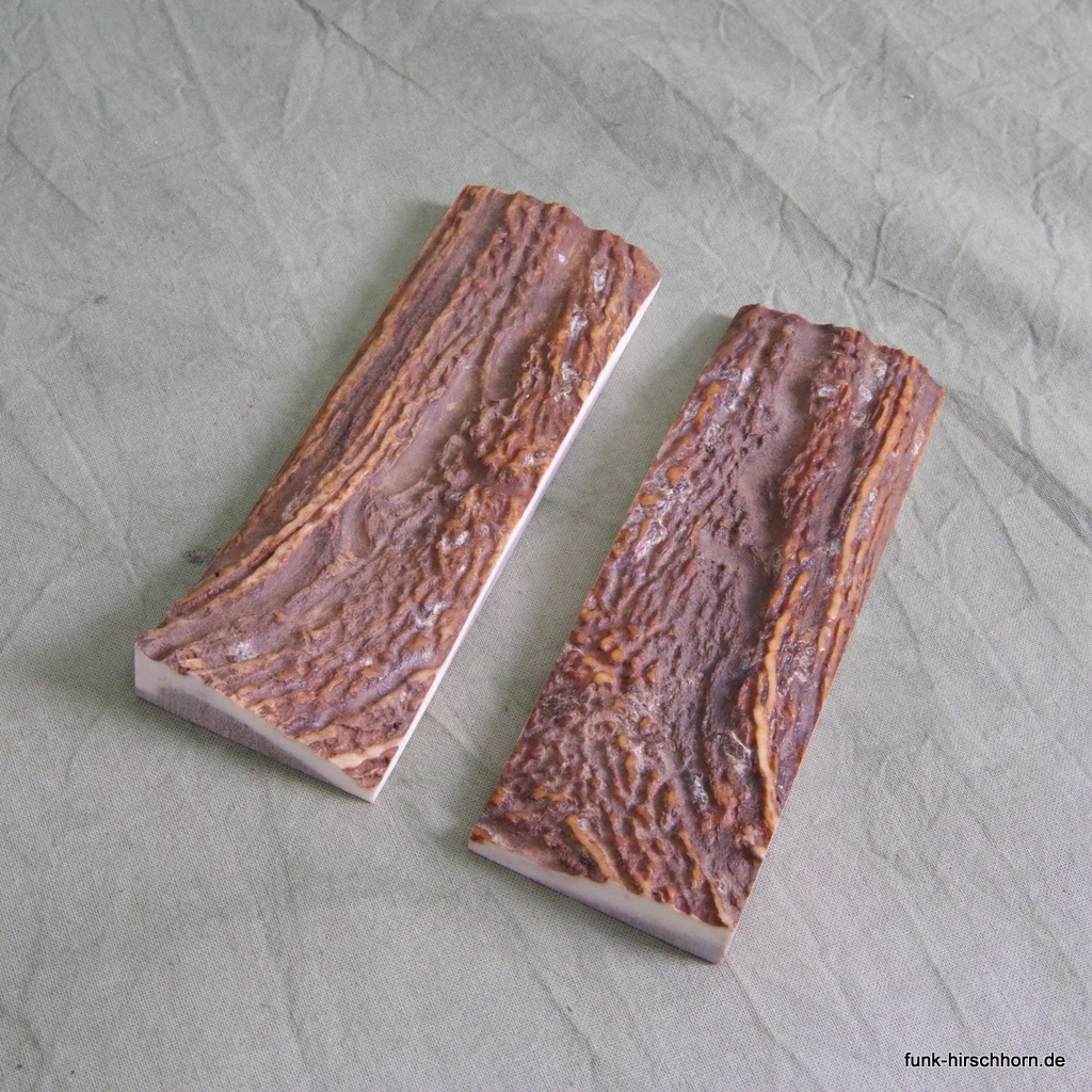 ausgesuchte Hirschhornschalen 43 x 130 mm