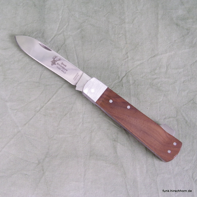 großes Taschenmesser mit Holzschalen