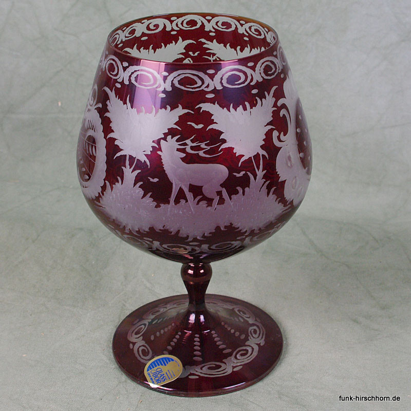 Cognac Schwenker, Egermann-Glas, 6er Set